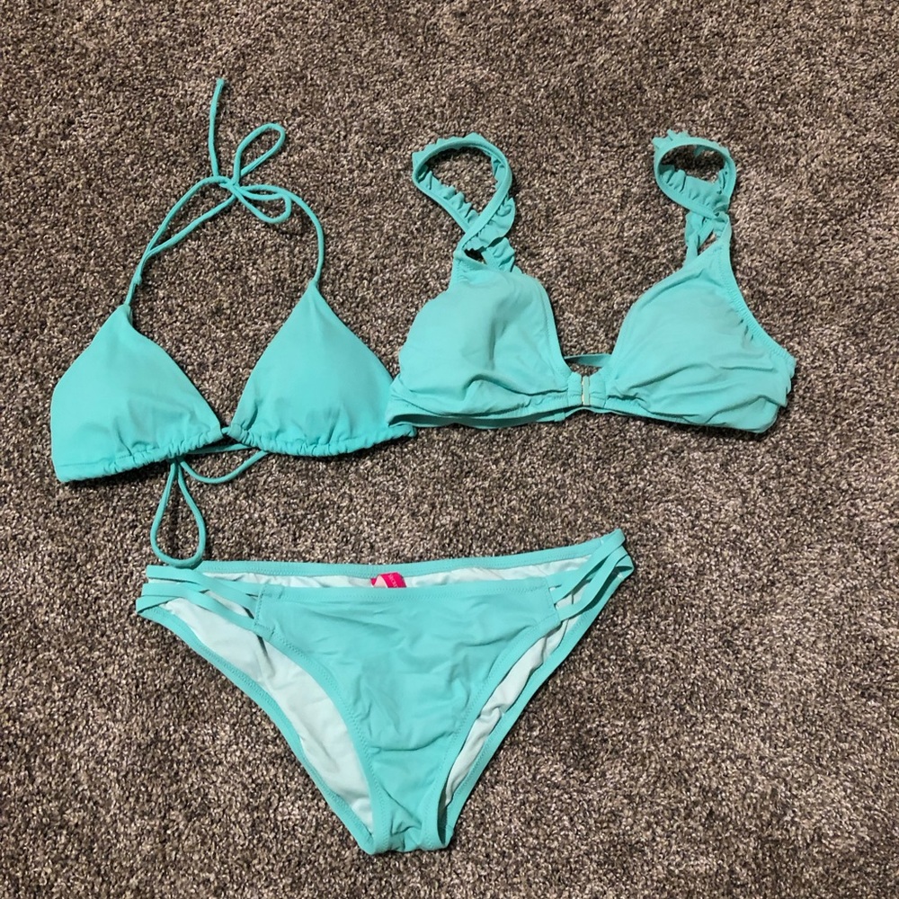 Victoria’s Secret blue bikini